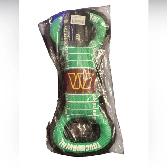 Pets First NFL Washington Commanders Football Field Dog Toy. NWT - Picture 2 of 7